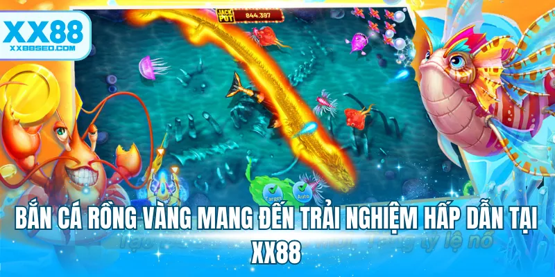 Bắn cá rồng vàng mang đến trải nghiệm hấp dẫn tại XX88